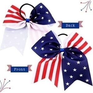 5 for $25!   2! LARGE! Grosgrain Ribbon/Bow with Elastic Tie Band!